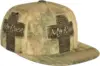 Christian Religious Bible Verse The Lord is My Rock Flat Bill Hat, Unisex Snapback Baseball Cap Hip Hop Style Flat Visor 1
