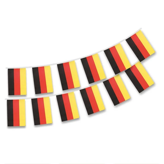 Deutsch String Flagge Outdoor Mini Fahnen Set Von 20 Deutsch Wimpel 16,4 Ft  Deutsch Flaggen Hängen Banner Outdoor Party Liefert - AliExpress