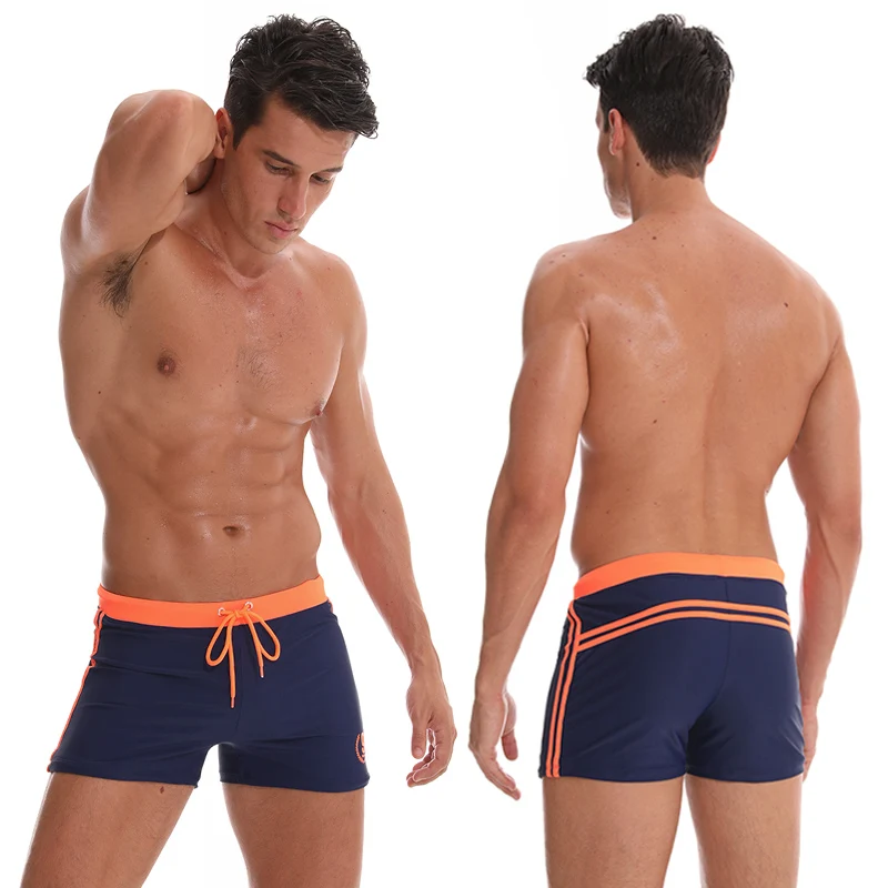 Swim Trunks Mens Breathable Swimsuits Man Boxer Briefs Sunga Swim Suits Maillot De Bain Beach Shorts