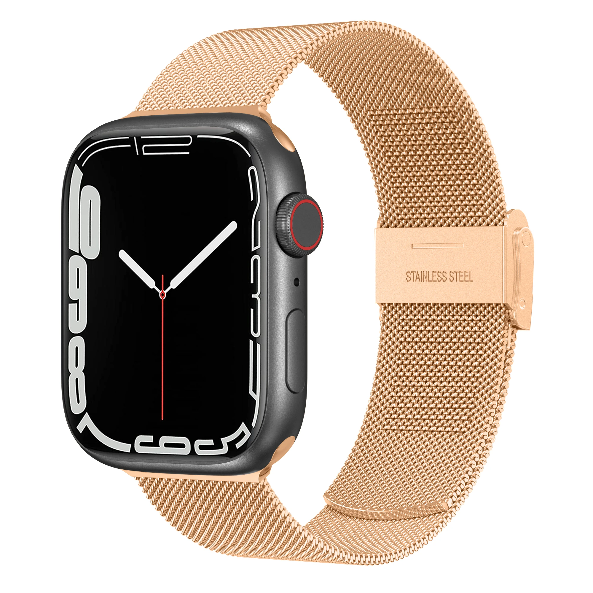 Stainless Steel Metal Strap for Apple Watch - Elegant Bracelet Band