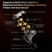 KZ Decet 5DD Dynamic Drive Earphones Adjustable Earbuds 10 Unit Upgraded Drive HIFI in Ear Wired Music Headphones 2PIN Cables - Image 4