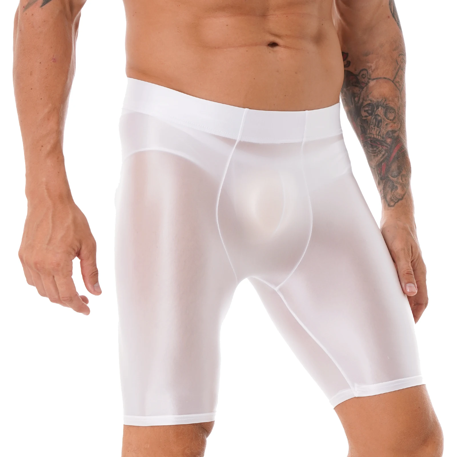 Men Swimsuit Swim Trunks Elastic Waistband for Gym Sport Fitness Swimming Surfing