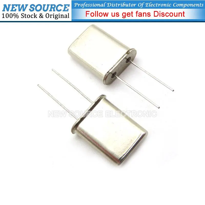 5PCS Crystal Oscillator 2.4576M Dip 2pin 2.4576MHz HC-49U Quartz Crystal Passive Oscillator
