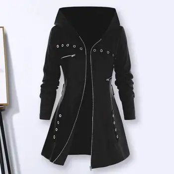 Cappotto invernale da donna alla moda cappotto invernale da donna morbido Streetwear caldo a vita stretta 1