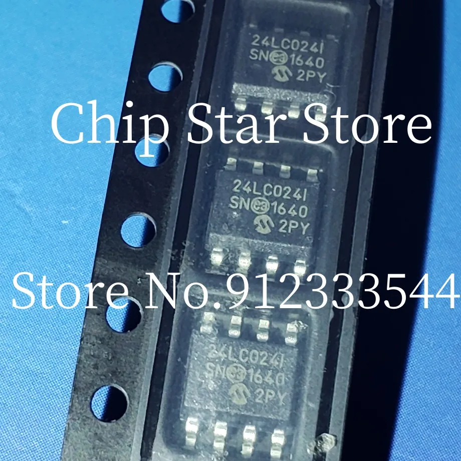 

5-100pcs 24LC024-I/SN 24LC024T-I/SN 24LC024 SOIC8 EEPROM 100%New And Original
