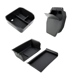 Enhanced Center Console Armrest Storage Box with Hidden Organizer Tray (All 3 pcs)