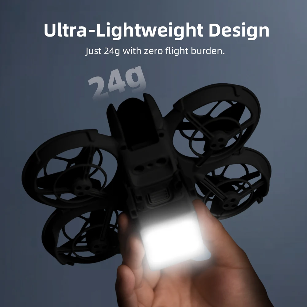 BRDRC LED Lights Landing Gear DJI Neo Drone Accessories Quick Release Navigation Light Night Flying Light Rechargeable Lamp