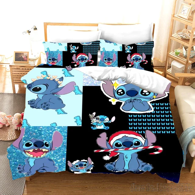Lilo Stitch Angle Duvet Cover Set HD Comforter Cover for Kids Bedding Sets Bedclothes Bedroom Decor 5