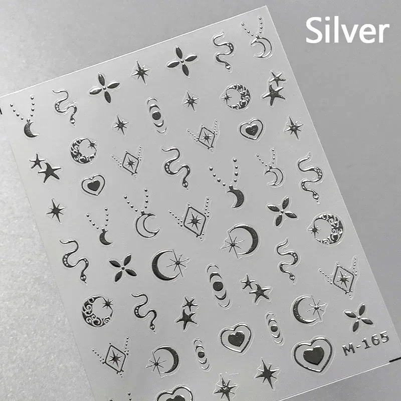 Elegant Starlight Glitter Rhinestone Nail Art Stickers