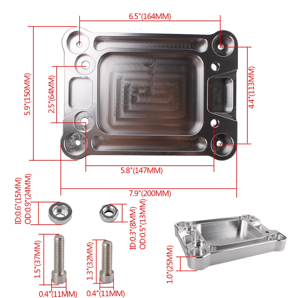 RASTP-1Pcs ˷̴  ڽ̽ ÷Ʈ  ̽ ȥ ú K20 K24 K ø ڵ ׼ RS-SFN104