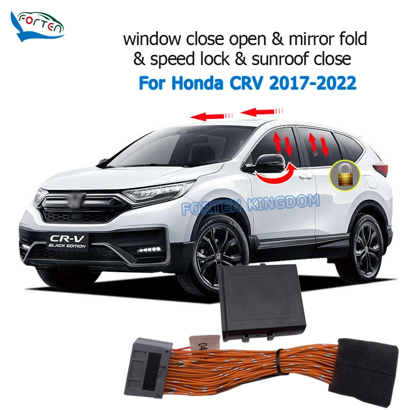Car Auto Window Closer Open Sunroof Closer Gear Lock Module For Honda