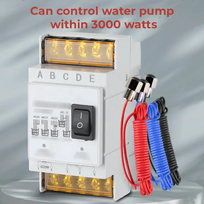 Fully Automatic Water Level Controller Switch 25A 220V Water tank Liquid Level Detection Sensor Pump Controller water level switch liquid level sensor water pump controller