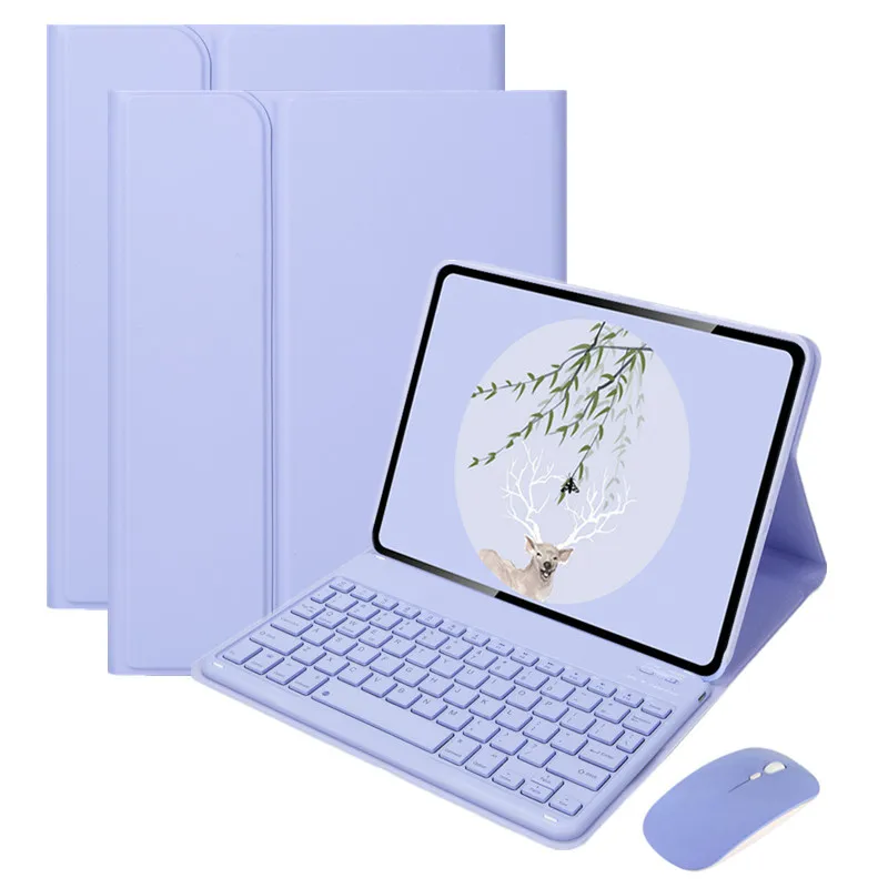 Teclado Magnético sem Fios Capa para Xiaomi Redmi Pad Capa para Redmi Pad 10 61 Espanhol Russo Português