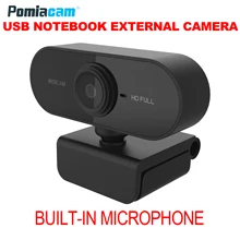 

Full HD 1080P Webcam USB Mini Computer Camera Built-in Microphone, Flexible Rotatable , for Laptops, Desktop Webcam Camera PC-01