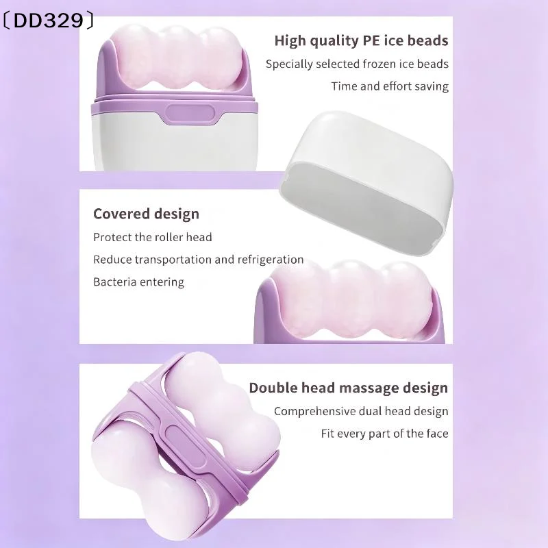 Dual Ice Roller for Facial and Eye Therapy – Puffiness, Migraine, and Minor Injury Relief