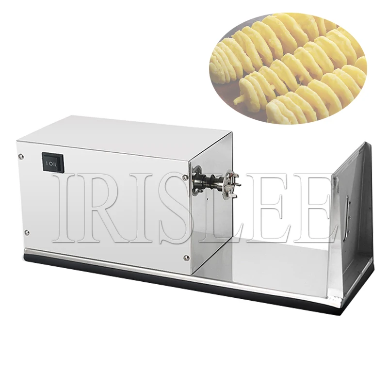 

Electric Spiral Potato Cutting Machine, Stainless Steel Whirlwind Potato Tower Making Machine, Twisted Carrot Slicer, Commercial