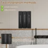 Liquid Soap Dispenser No Drill Wall Mounted Triple Shower Shampoo and Conditioner Dispenser for Home Hotel Bathroom Accessories 5