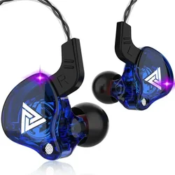 Enhanced Product Title: Premium Copper Driver HiFi Wired Earphones with Deep Bass and Built-In Microphone (Blue)