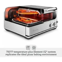 Smart Pizza Oven W/Preset Cooking Functions, Include Wood Fired, Pan, Thin & Crispy, and Frozen, Up to 750°F 2