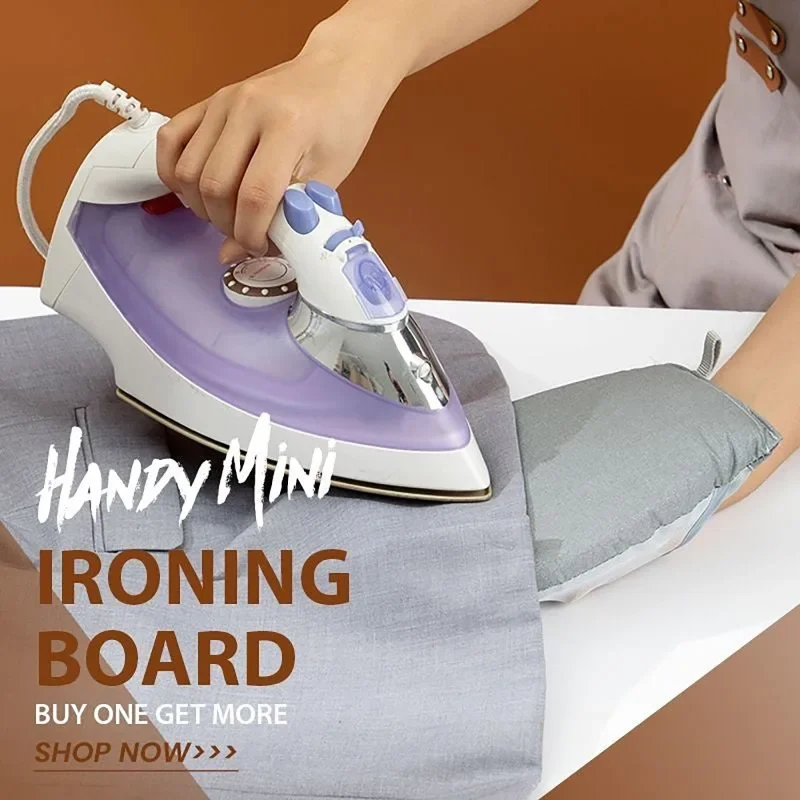 Ironing Pad Heat-Resistant Glove Mat for Clothes Portable Garment Steamer Board Protective Mat Home Supplies for Safe Ironing