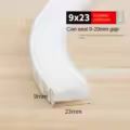 White 9 x 23