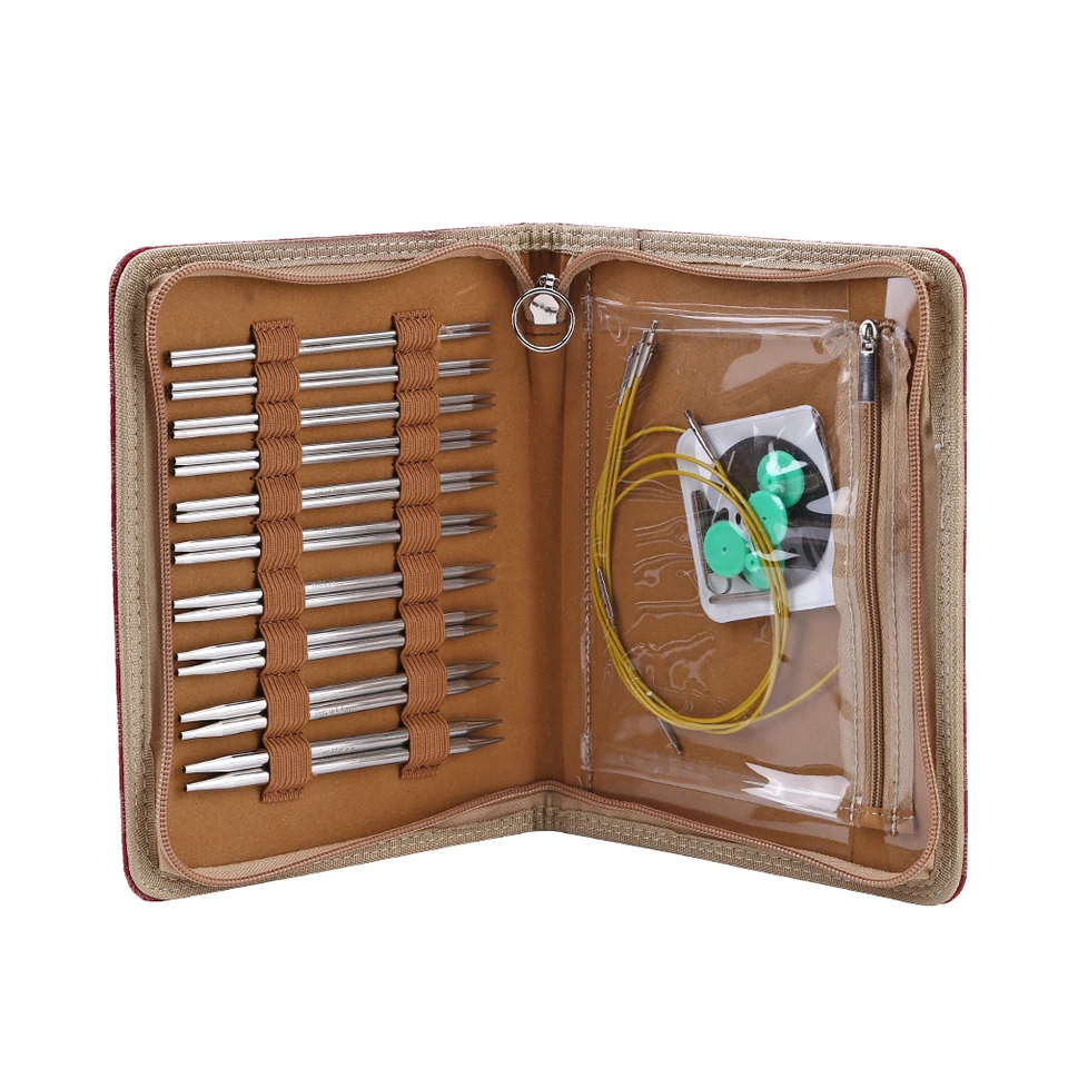 Premium Multifunctional Crochet Hook Kit with Storage Bag