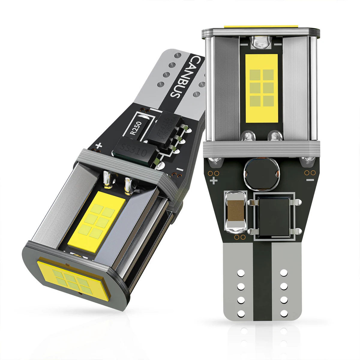 

2 шт. Canbus T15 W16W WY16W 921 лампочки 3570 3SMD для резервного копирования автомобиля габаритная фонарь заднего тормоза автомобиля Белый 12 В