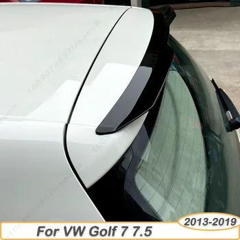 Auto Spoiler Posteriore Tappo Per Volkswagen Golf 7 7.5 MK7 7.5 GTI GTD R-line 2013-2019 Baule Posteriore Boot Tetto Lip Spoiler Tuning Nero