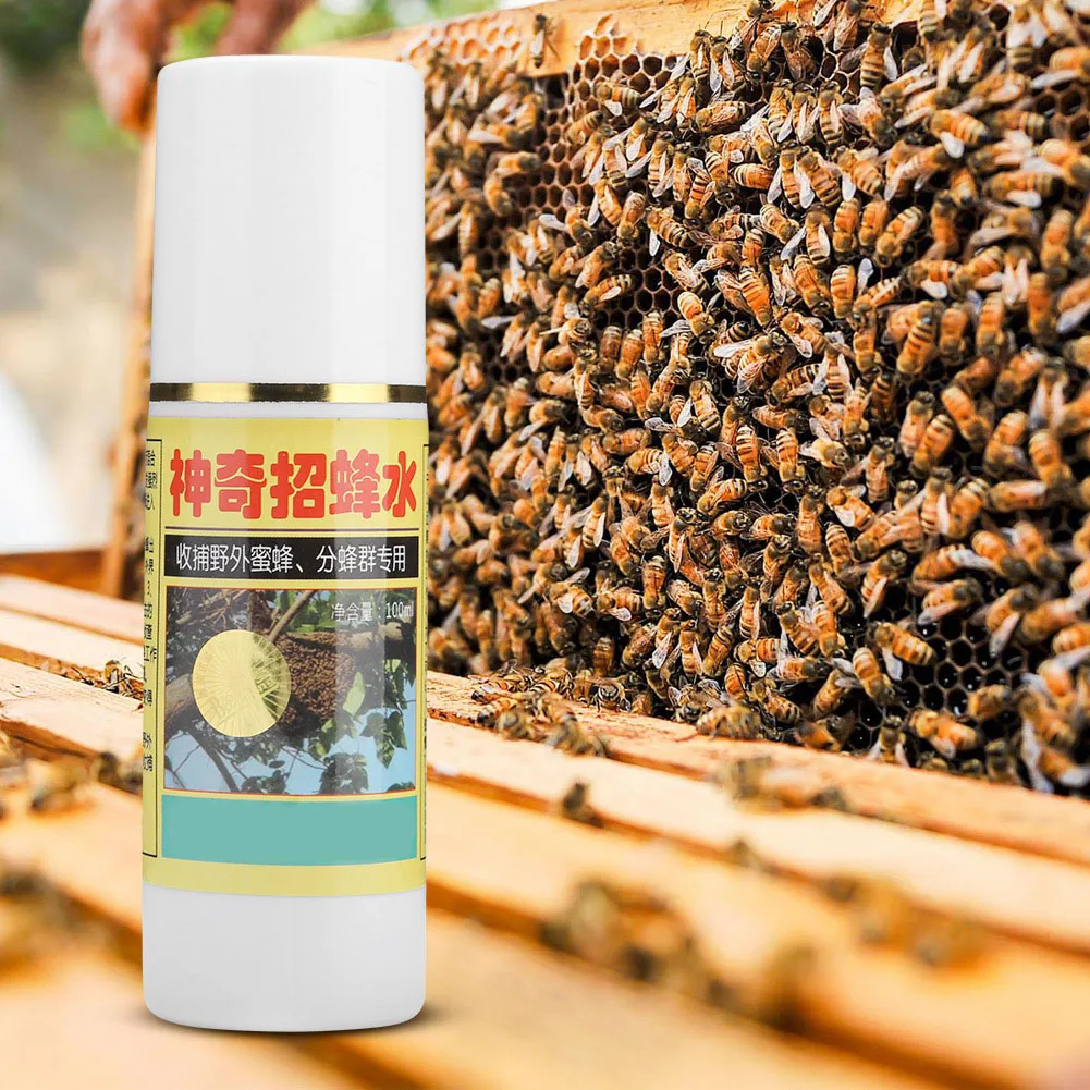 100ml Honey Bee Attractant Lure Catching Bait Swarm Gel Lure Bee Collecting Bee Water 6