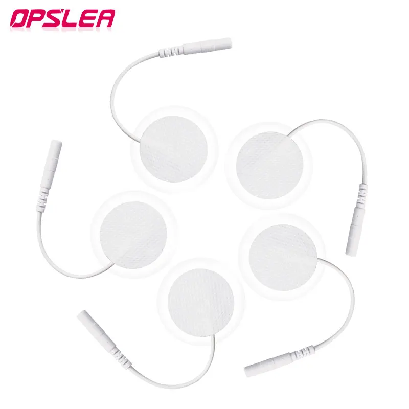 3cm Round Electrode Pads Non-woven Fabric Gel Sticker TENS EMS Digital Therapy Massager Electric Muscle Stimulator Massage electrode pads