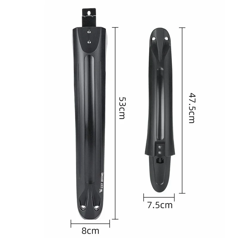 Bicycle Fender Mountain Bike Fender Set MTB 26-29 universal Mudguard Widen Extension Mud Protector Screw Fixed MTB Bicycle Accessories