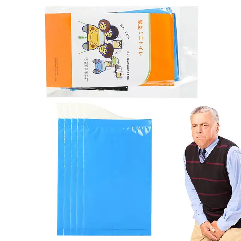 남녀공용 누수 방지 소변 가방, 여행용 소변 가방, 휴대용 소변 가방, 교통 체증용 구토 가방, 700ml, 4 개