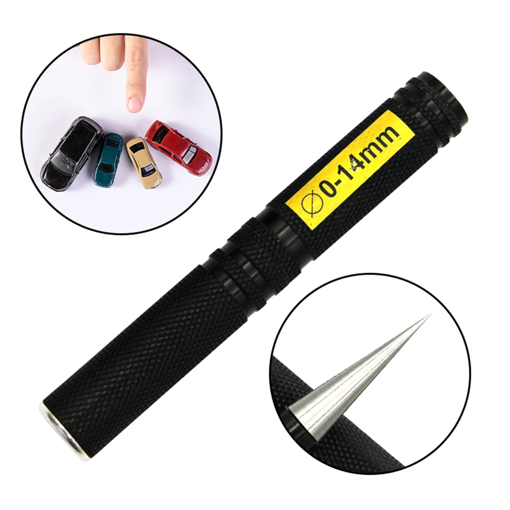 0-14mm Drill Puncher Hss Reamer Steel Reamer Tools Metal Expanding Reamer Head Bevel Design Reaming Knife Drill Tool for RC Car Ship Aircraft Model