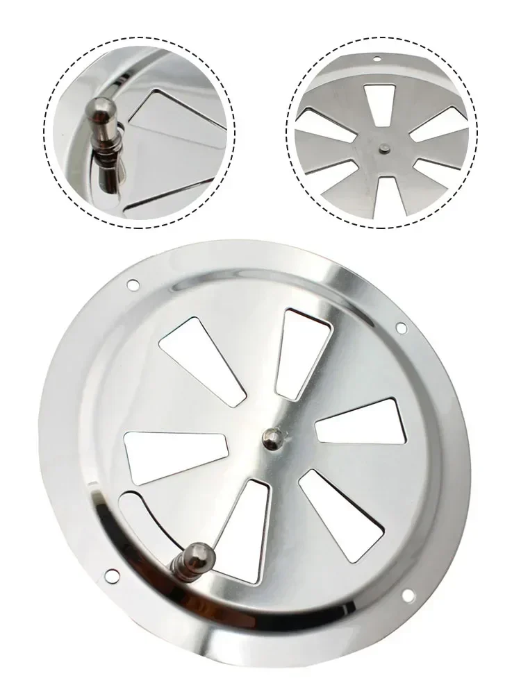 Ventilation Blade Plate Opening Closing Ventilation Panel Yacht RV Vent Stainless Steel 316 air vent grille ventilation grille air vent cover For Home Improvement Decoration
