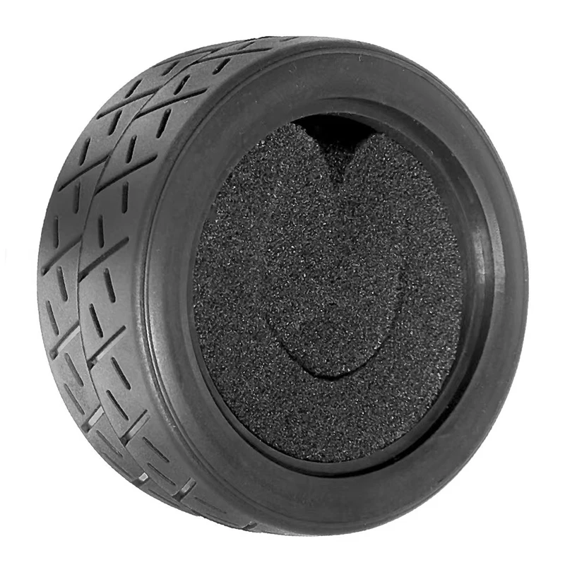High-Grip Soft Rubber Racing Tires - 1/10 Scale for Indoor & Paved Road Off-Road Use