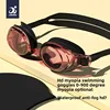 Adult High Definition Swimming Goggles Waterproof and Anti-fog Flat Light Myopia Men and Women Swimming Glasses 1