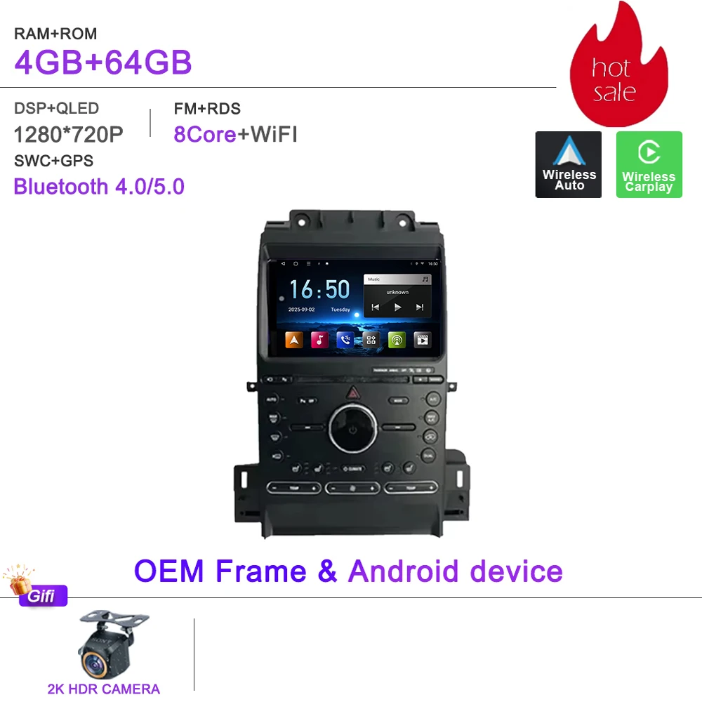 شاشة sync 3 لفورد توروس 2011-2016 شاشة تعمل باللمس...