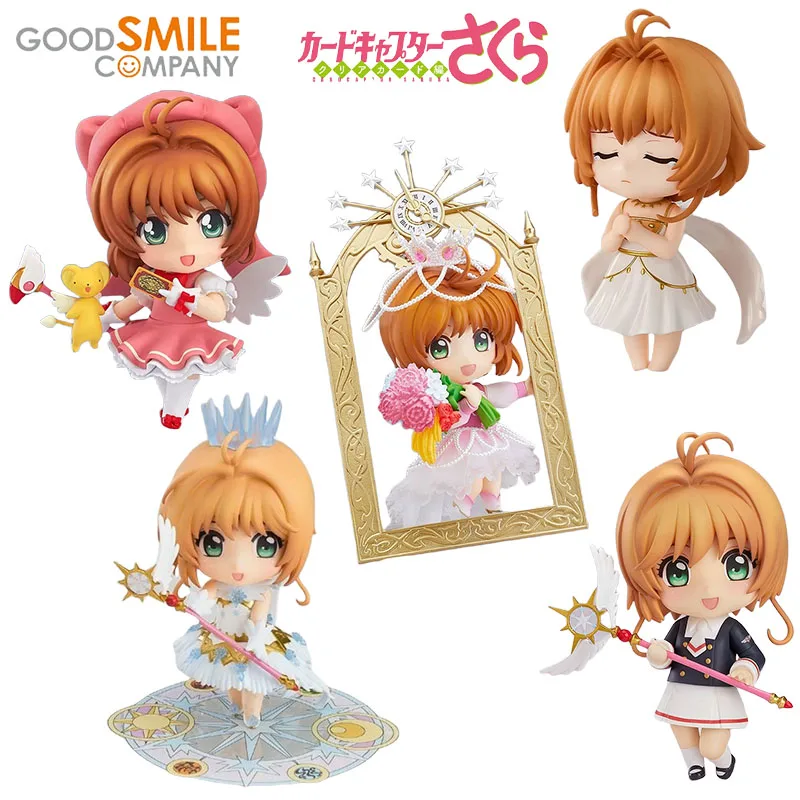 

Фигурка Nendoroid из аниме «Good Smile», оригинальная экшн-фигурка КИНОМОТО Сакура, подарок для детей на Рождество, Коллекционная модель