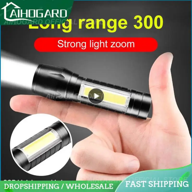 

1PCS Powerful LED Flashlight Rechargeable USB 18650 Waterproof Zoom Fishing Hunting 100000 Lumens Tactical Flashlight LED