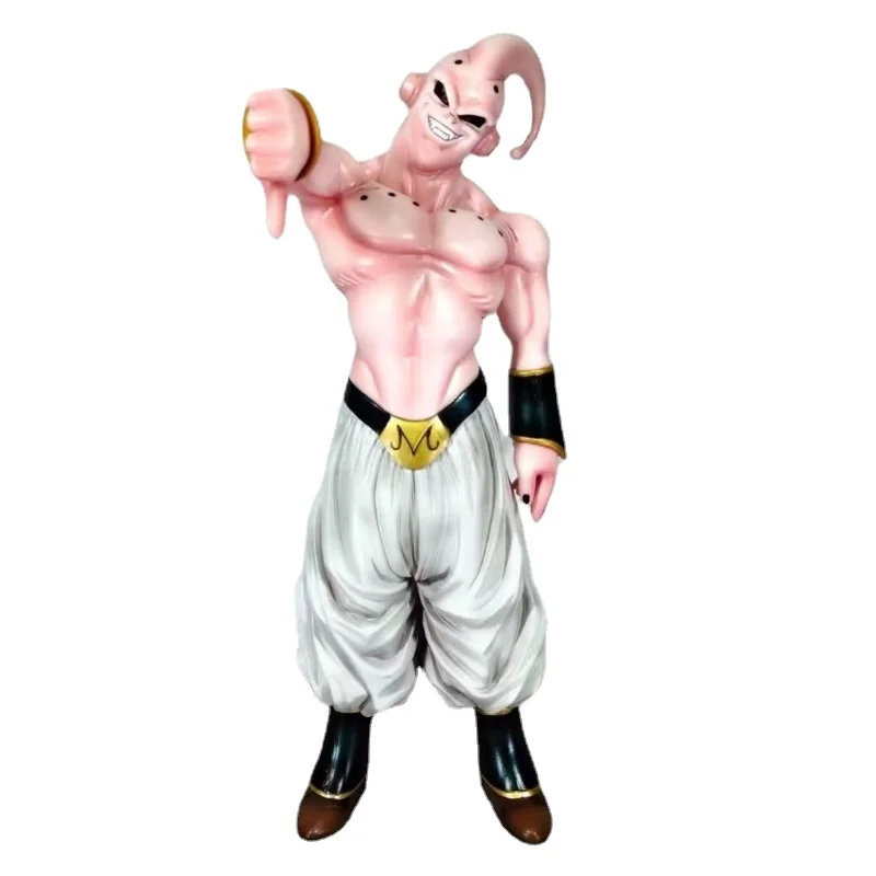 

29cm Dragon Ball Anime Figure Gk Majin Buu Action Doll Villain Character Standing Pvc Model Statue Garage Kit Toy Children Gifts
