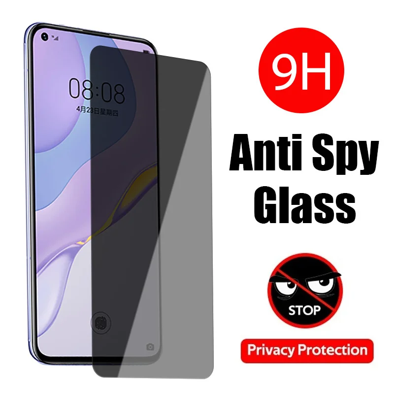 Anti Spy Tempered Glass For Huawei P30 40 20 50 Pro Lite Privacy Screen Protector On Huawei P