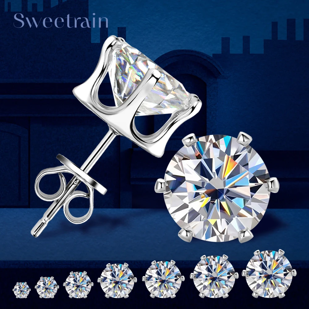 【TATIANA】Moissanite 1Carat Earring_DE0003〜ピアス 韓国発【TATIANA】Moissanite Ear Jacket Earring☆ピアス