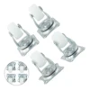 Parts Swivel Casters 250G 4/12pcs Bearing Wheels Mount Ball Stroller Wheel White/silver With Rubber Warehouses 4