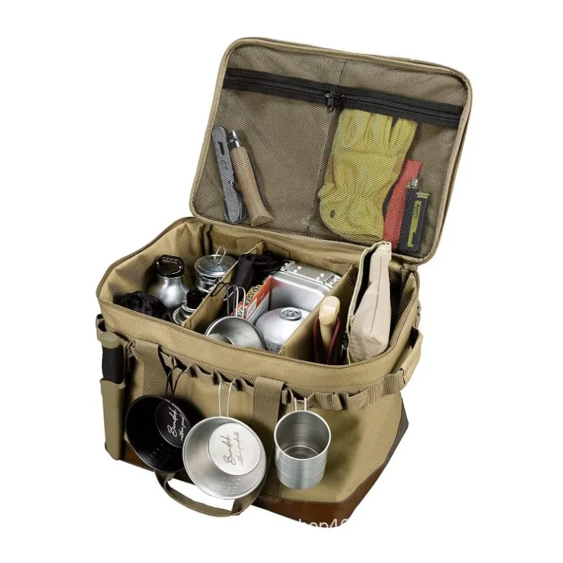 Camping Storage Bag Outdoor Meal Lamp Tableware Tool Picnic Camp Travel Large Storage