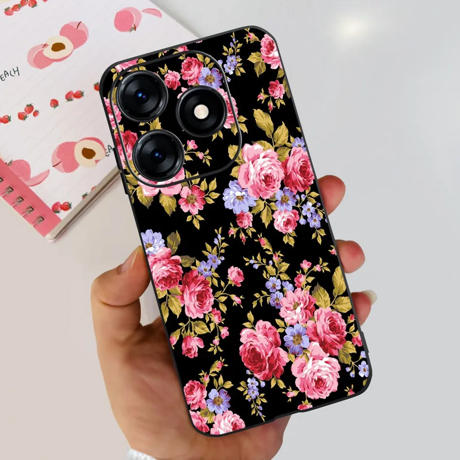 Fashion Butterfly Flower Painted Soft Phone Case Cover