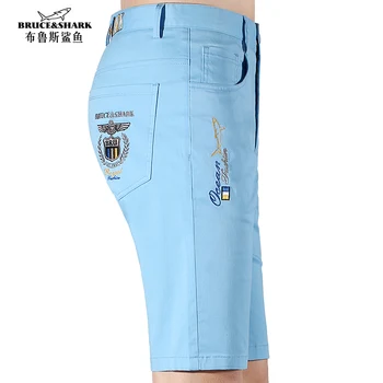 2023 Bruce &Shark New Summer Men's Shorts Casual Fashion Stretch  Mens Short Pants  Super design Male trousers big size