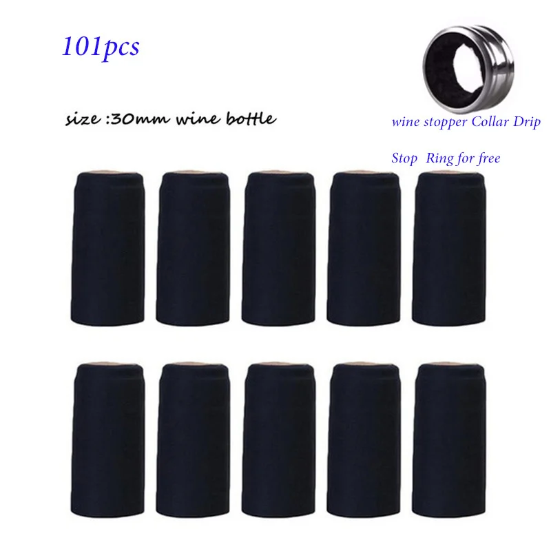 Capsule Termorestringenti Per Bottiglie Di Vino - 100 Pezzi, Argento, Per Uso Domestico - Foto 5