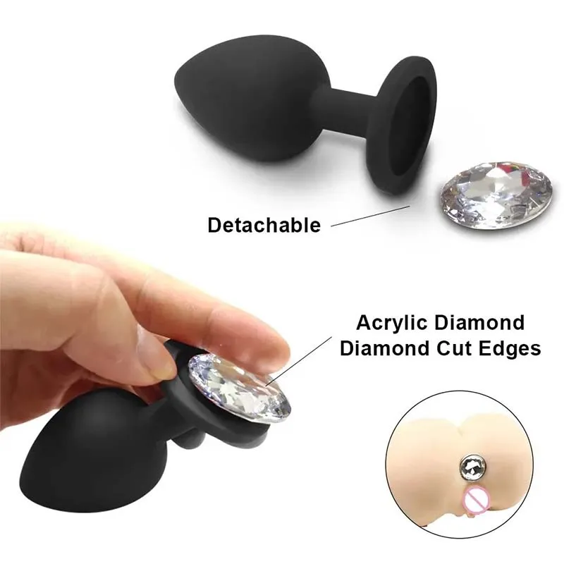 Anal Plug Body-Safe Silicone Smooth Design For Beginners & Pros Ergonomic Shape Easy Clean & Reusable Anal Training Toy