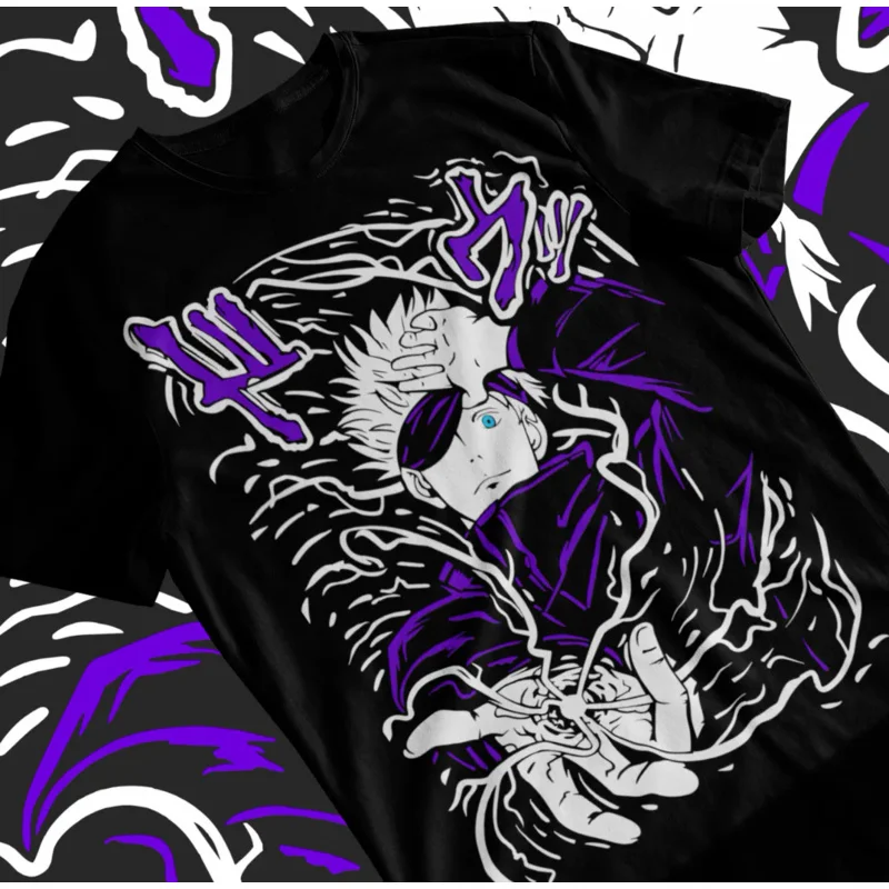 

GojoSatoruT-shirtjujutsuKaisenSukunameumiitadorigiftshirtsofttee