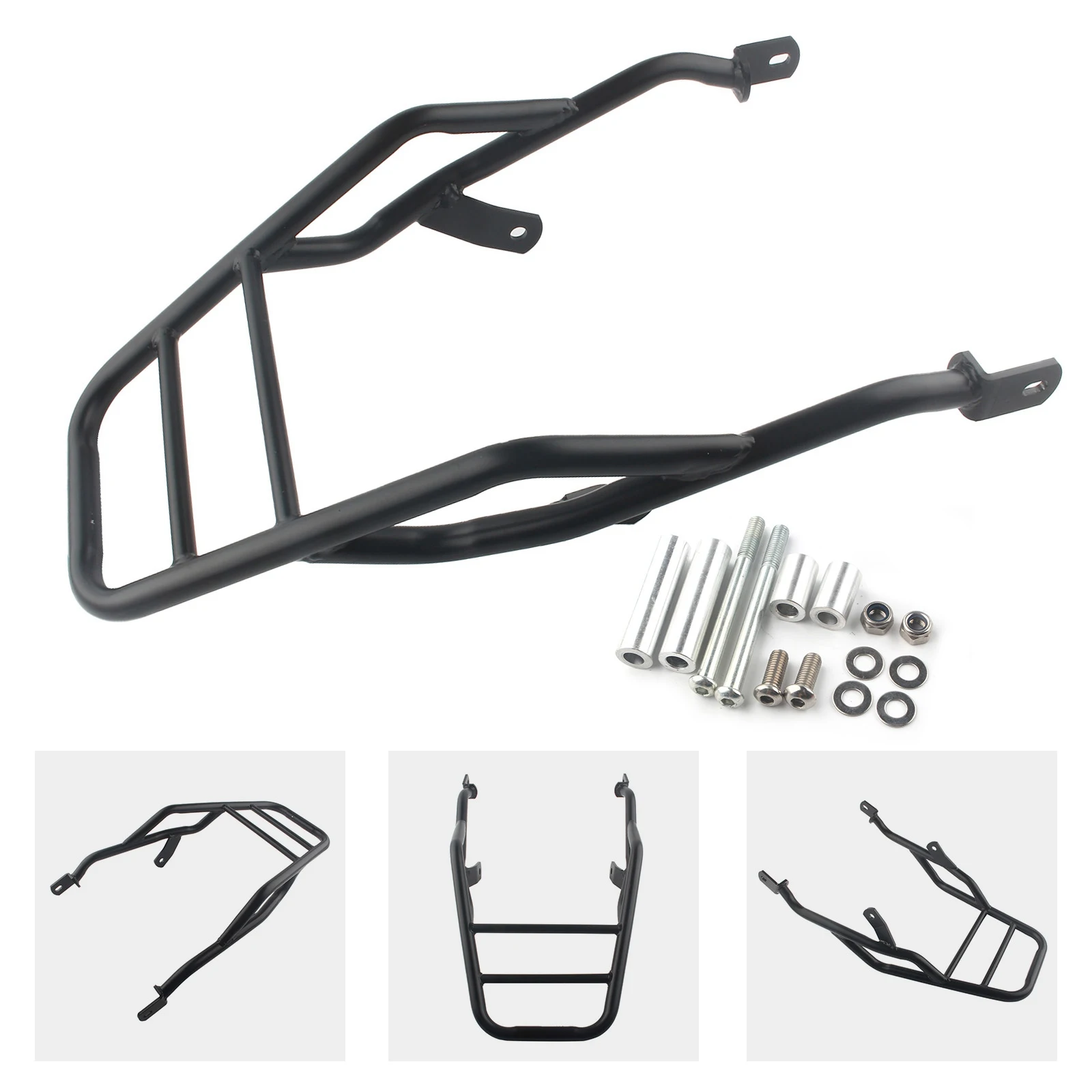 Motorcycle Rear Luggage Rack Motocross Carrier Support Extension For TRIUMPH Scrambler 1200XC 1200XE 2019-2023 Moto Accessories windshield for triumph street twin bonneville scrambler 1200 xe xc be 2019 2020 2021 motorcycle windscreen wind deflector